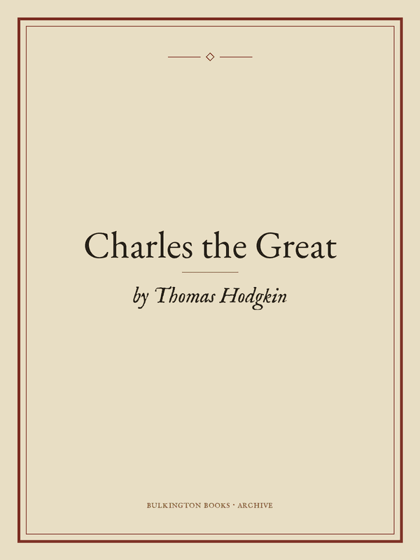 Cover of Charles the Great