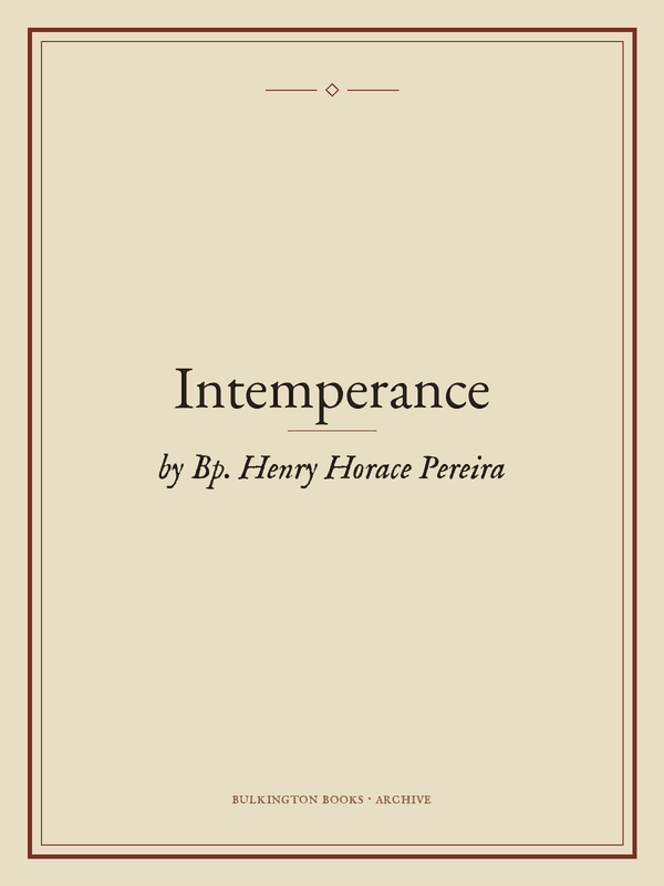 Cover of Intemperance