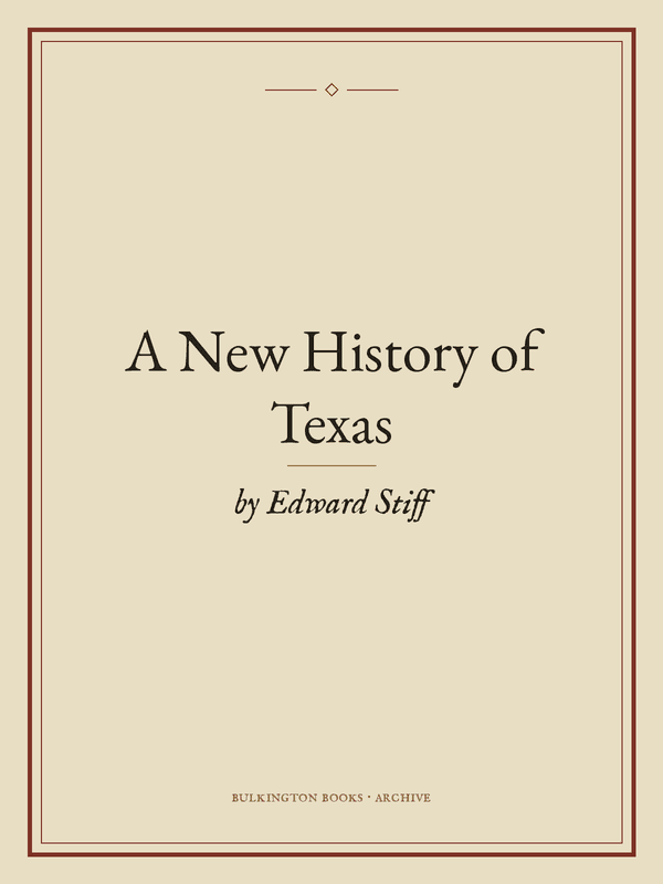 Cover of A New History of Texas