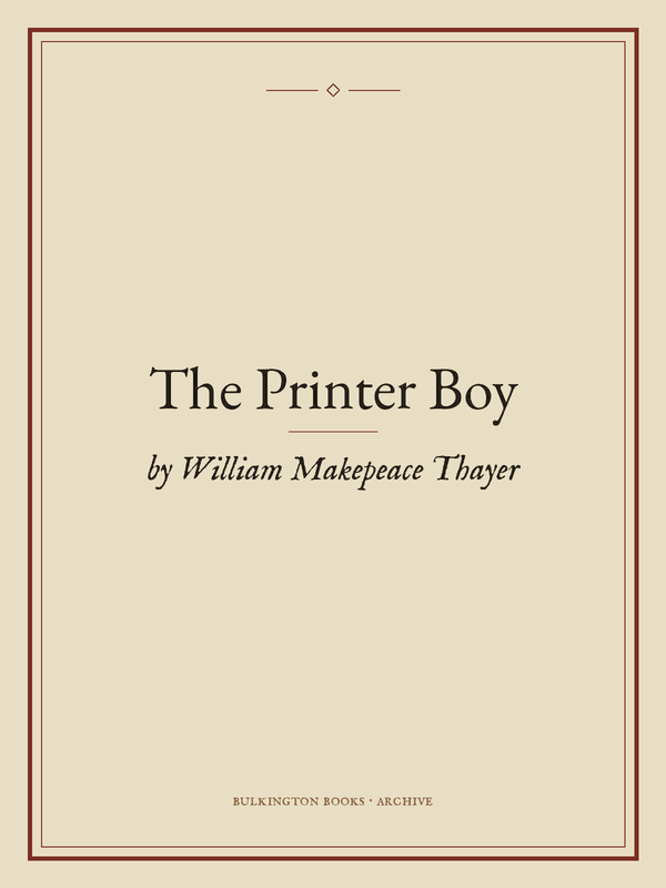 Cover of The Printer Boy