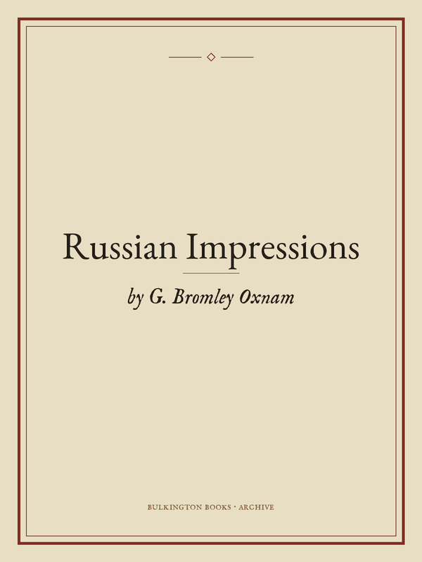 Cover of Russian Impressions
