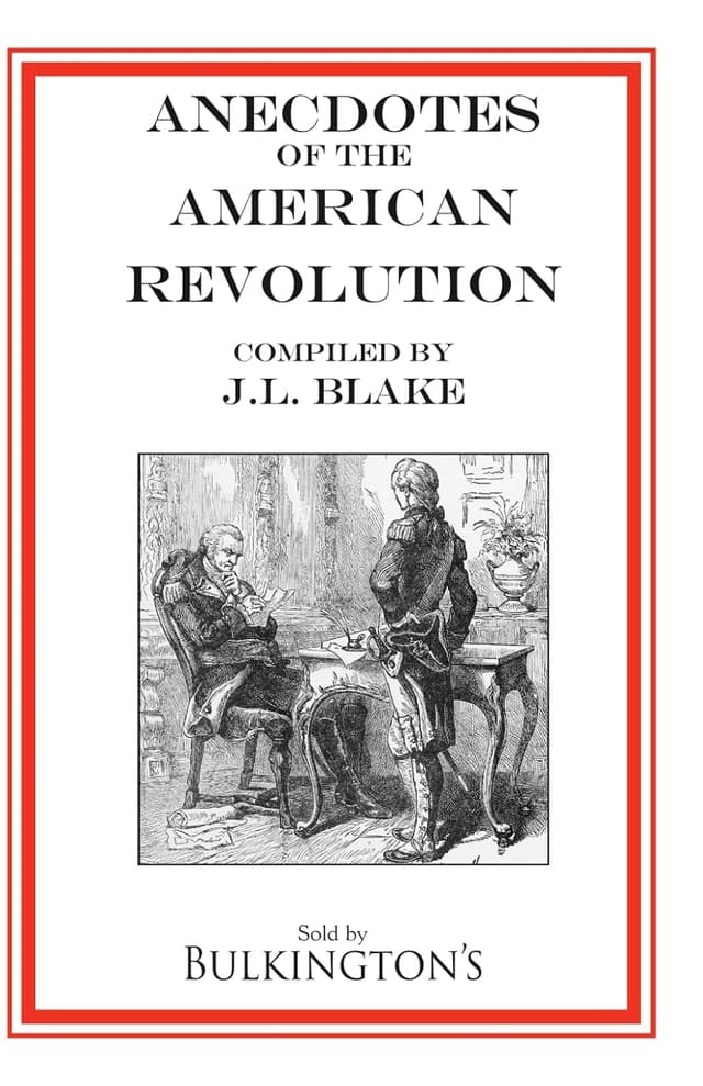 Cover of Anecdotes of the American Revolution