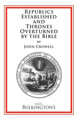 Cover of Republics Established and Thrones Overturned by the Bible